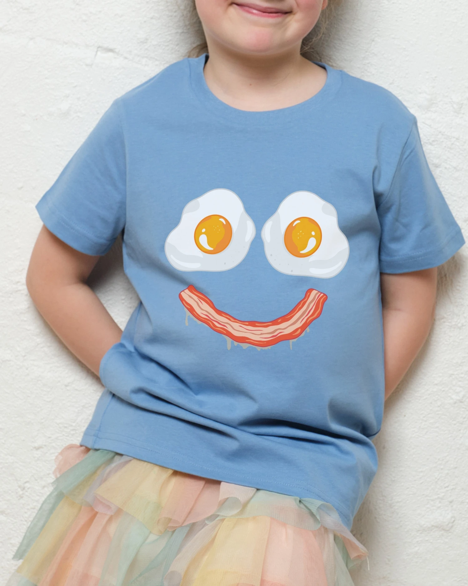 Bacon & Eggs Face Kids T-Shirt 3 Bacon & Eggs Face Kids T-Shirt