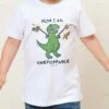 I Am Unstoppable Kids T-Shirt -Threadheads Clothing Kids White Tee dedec186 4c62 4dfa a55c b6fef7d2f89f