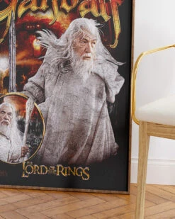 Gandalf The White Art Print 9 Gandalf The White Art Print -Threadheads Clothing LOTR Gandalf WallArtMockUp 3