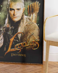 Vintage Legolas Art Print -Threadheads Clothing LOTR Legolas WallArtMockUp 3