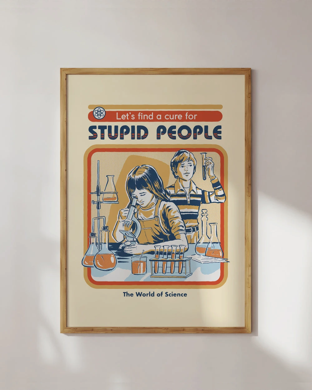 Let's Find A Cure For Stupid People Art Print 5 Let's Find A Cure For Stupid People Art Print - Image 3