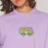 Scooby-Doo Mystery Inc Oversized Tee -Threadheads Clothing LilacOversized Close Up Front 1