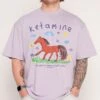 Ketamine Oversized Tee 1 Ketamine Oversized Tee -Threadheads Clothing LilacOversized Close Up Front