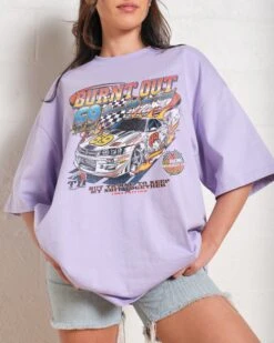 Burnt Out Oversized Tee -Threadheads Clothing LilacOversized Front 2 1226f405 a05a 409a bf54 dd28bf7cca28