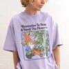 Smell The Flowers Oversized Tee 2 Smell The Flowers Oversized Tee -Threadheads Clothing LilacOversized Front 6
