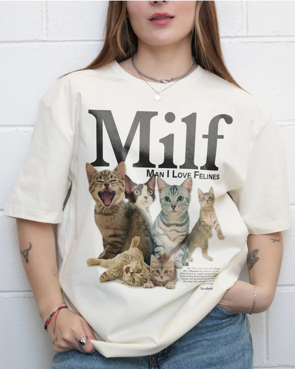 Man I Love Felines Oversized Tee 4 Man I Love Felines Oversized Tee - Image 2