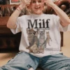 Man I Love Felines Oversized Tee -Threadheads Clothing MILF CATS Website 3