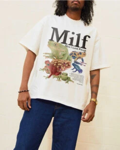 Man I Love Frogs Oversized Tee -Threadheads Clothing MILF Website 1