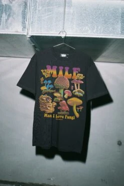 MILF Fungi T-Shirt -Threadheads Clothing Man i love fungi black hungup