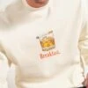 Breakfast Sweatshirt -Threadheads Clothing Mens Natural Front 1