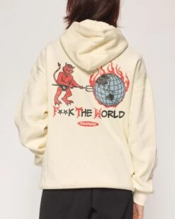F**k The World Hoodie -Threadheads Clothing Natura Hoodie Close Up Back 63b860e7 cc14 4854 85e6 2db9f5a3a90c
