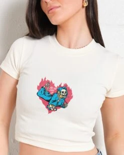 No You Hang Up Baby Tee -Threadheads Clothing Natural Baby Tees Front close up b5ee2a9d 8092 4fe6 8f21 cc9a2386f029