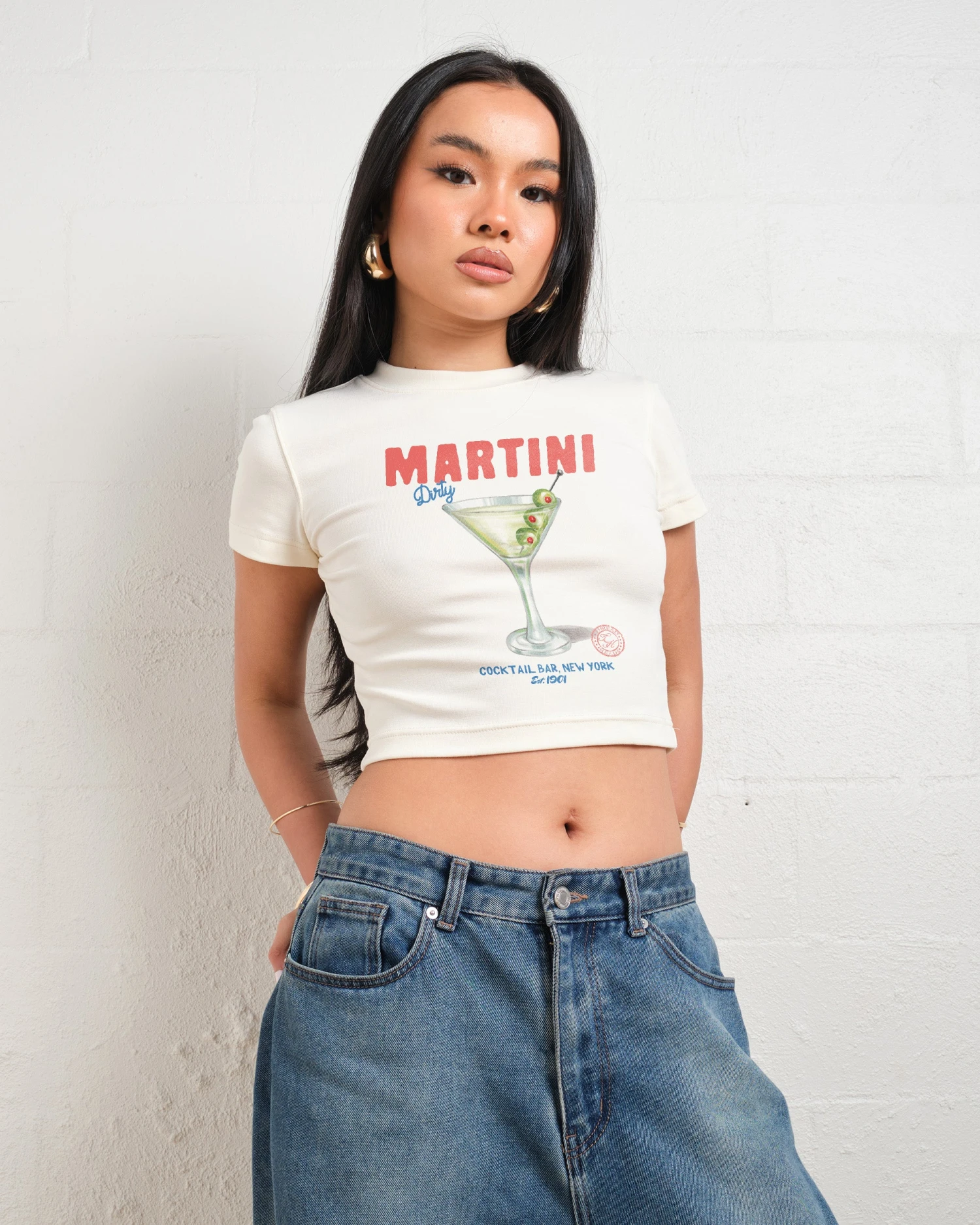 Dirty Martini Baby Tee 4 Dirty Martini Baby Tee - Image 2