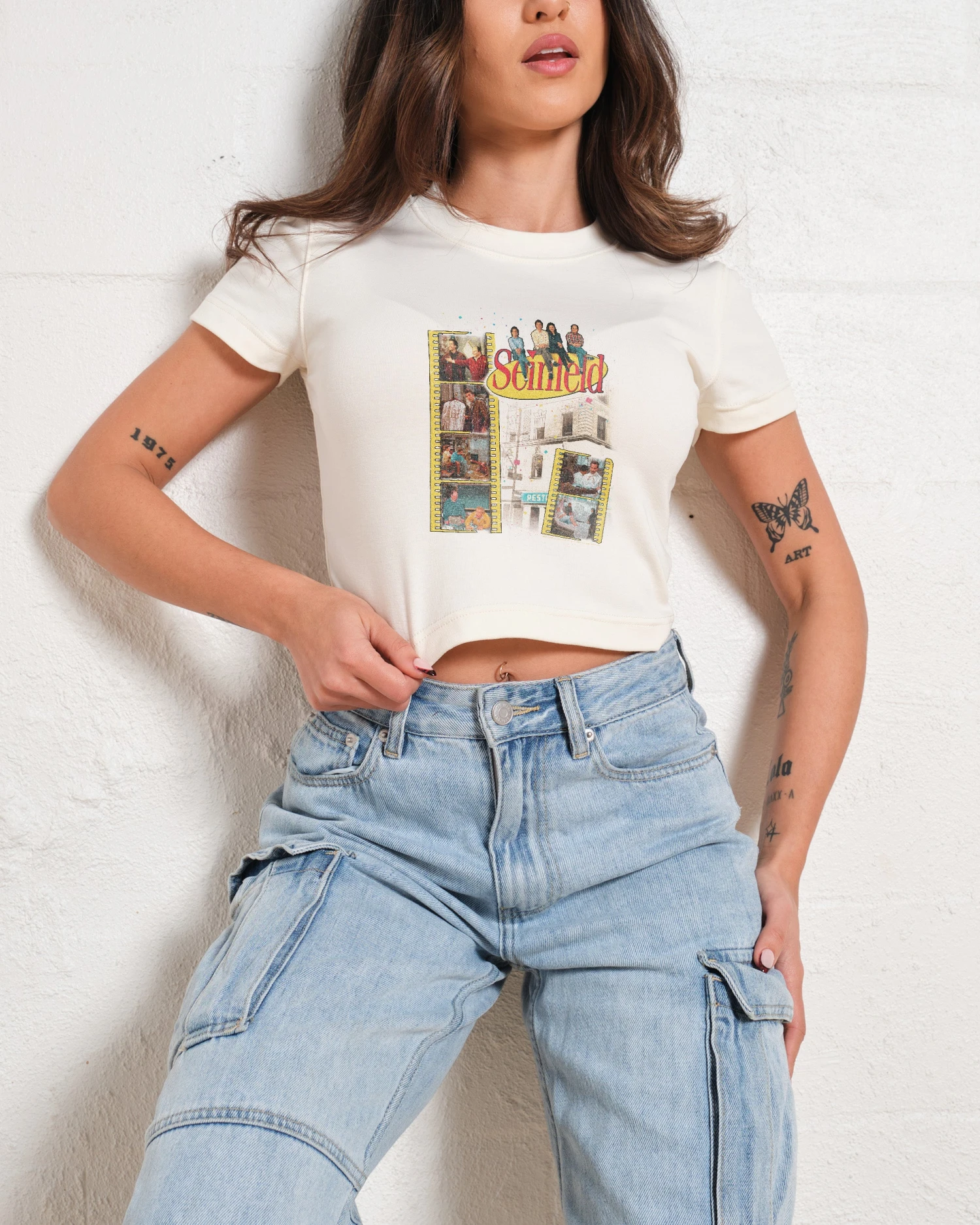 Seinfeld Scenes Baby Tee 4 Seinfeld Scenes Baby Tee - Image 2