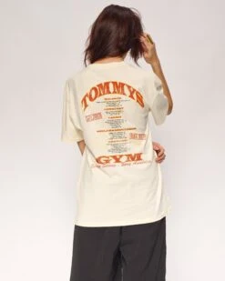 Tommy’s Gym T-Shirt -Threadheads Clothing Natural Back a0907a83 7688 4522 995a 28fdaad20e9c