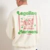 Legalise Marinara Sweatshirt -Threadheads Clothing Natural Back c8f23837 cf80 4d78 84c9 f42ff994348f