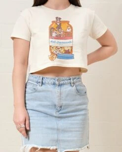 Anti-Depressants Dog Edition Crop Tee