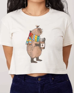 Coffeebara Crop Tee