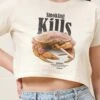 Smoking Kills Crop Tee 1 Smoking Kills Crop Tee -Threadheads Clothing Natural Crop Tee Front 7ec0a7be 9704 433f 8b4b 994eb3fd70df