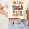 Lazy Days Crop Tee -Threadheads Clothing Natural Crop Tee Front bc6133f5 4a44 468f b394 515e4a1e493e
