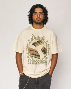 Dubai Choccy T-Shirt -Threadheads Clothing Natural Front 1 61d5c95d 8d0d 4dfa a8b9 59f8d9344c56