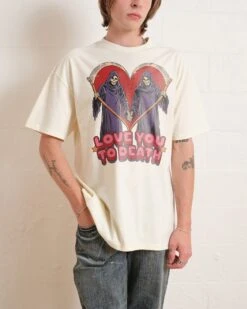 Love You To Death T-Shirt 11 Love You To Death T-Shirt -Threadheads Clothing Natural Front 41d588cf 66f9 4a0a b92e 480b66673ff6