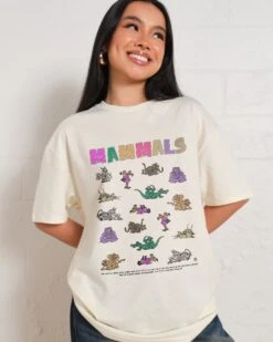 Mammals T-Shirt 10 Mammals T-Shirt -Threadheads Clothing Natural Front 5032cd25 3600 4be7 807d b37064ff7f05