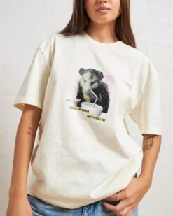 Woke Up Again, Not Thrilled T-Shirt -Threadheads Clothing Natural Front 966cfeb3 0e21 4cf1 a6f2 9f446437daa8