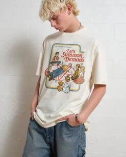 Let's Summon Demons T-Shirt 8 Let's Summon Demons T-Shirt -Threadheads Clothing Natural Front 9949a1ea 5864 4b92 ad9b 6141eecb52ff