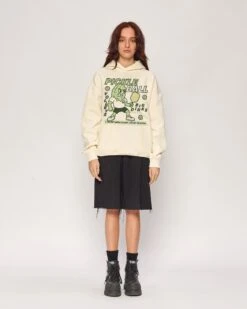 Pickleball Hoodie -Threadheads Clothing Natural Full Body Hoodie Front 1