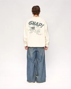 Infectious Smurf #2 Sweatshirt -Threadheads Clothing Natural Full Body Jumper Back 1