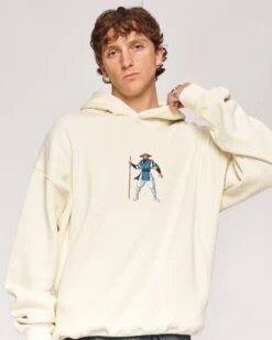 Raiden Mortal Kombat Hoodie -Threadheads Clothing Natural Hoodie Close Up Front 5e00dbe3 897b 486b b7e8 7a761c16ea5f