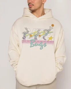 Looney Tunes Basket Bugs Hoodie -Threadheads Clothing Natural Hoodie Close Up Front c414f4f0 2567 4ce3 97e4 d9bf452cba9d