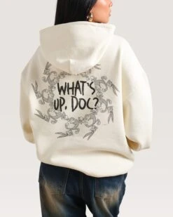 Looney Tunes What’s Up, Doc? Hoodie -Threadheads Clothing Natural Hoodie Women Back 0e93a44d 1c6f 4899 8791 e8940d27f604
