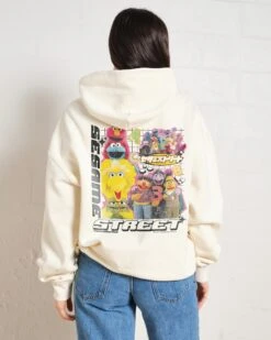 Y2K Sesame Street Hoodie -Threadheads Clothing Natural Hoodie Women Back 9663cda4 c171 4c53 a4c8 d80f8403aa46