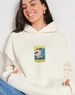 Too Silly Goose Hoodie -Threadheads Clothing Natural Hoodie Women Front 084fe657 045d 478d 888b 3fed60961878