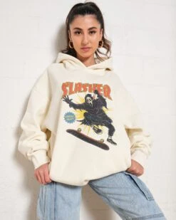 Slasher Hoodie 11 Slasher Hoodie -Threadheads Clothing Natural Hoodie Women Front 15b0a211 c509 4802 bd52 6923eb6e8709