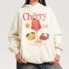 Cherry Spritz Hoodie -Threadheads Clothing Natural Hoodie Women Front 54c60132 9a3e 4eff ae3a 5cbc38ecda04