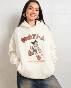 Astro Boy Tezuka Classics Hoodie -Threadheads Clothing Natural Hoodie Women Front a380f60f 9d3a 40c7 8782 67ce0faacf21