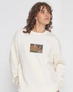 I'm Done Sweatshirt -Threadheads Clothing Natural Jumper Close Up Front 287a813e f5b7 4ee1 9c35 2155c29d7145