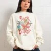 Love Sucks Sweatshirt -Threadheads Clothing Natural Jumper Women Front 309ed51c ad2c 4298 abbd 5e58410742d6