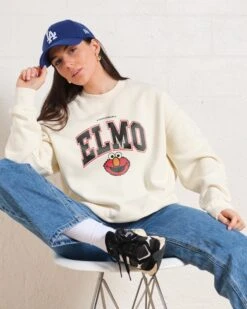 Sesame Street Elmo College Sweatshirt