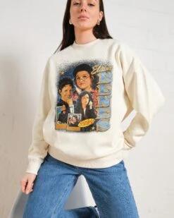 Elaine Benes Sweatshirt -Threadheads Clothing Natural Jumper Women Front 5f7939f4 c98b 4d71 b734 5fa1c5e107c7