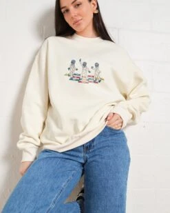 Sesame Street Fever Sweatshirt -Threadheads Clothing Natural Jumper Women Front ca887cb6 ad02 479e 8fe6 dc832d651110