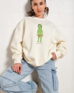 Picolas Cage Sweatshirt -Threadheads Clothing Natural Jumper Women Front df3881c1 353b 4419 9186 b67fff9ef565