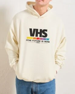 VHS - The Future Is Now Hoodie 13 VHS - The Future Is Now Hoodie -Threadheads Clothing Natural Men Hoodie Front 18390915 7b89 4da2 964c 2ce91701769e