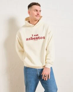 I Eat Asbestos Hoodie -Threadheads Clothing Natural Men Hoodie Front 98038a69 06e2 4123 a75f 91e1b8829fa0