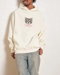 Demon Kitten Hoodie -Threadheads Clothing Natural Men Hoodie Front e738953e 5d83 4839 881c ced160352c12