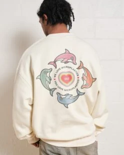 We Love Microplastics Sweatshirt 16 We Love Microplastics Sweatshirt -Threadheads Clothing Natural Men Jumper Back c54eb3f7 4ca9 4138 a80c a9e508e68278
