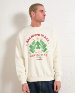 Nakatomi Christmas Party 1988 Sweatshirt -Threadheads Clothing Natural Men Jumper Front 169efe93 08bf 4a0d bfa1 cd3dc6dd5aee